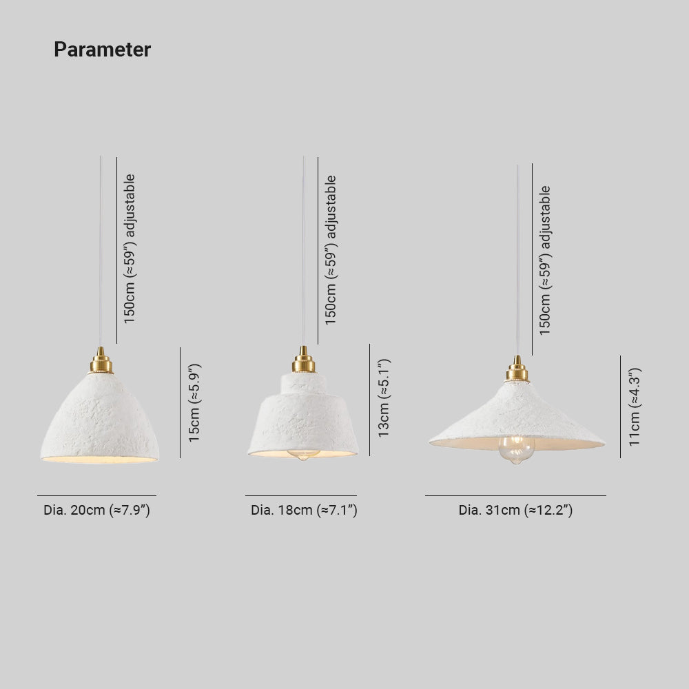 Elif Nordic LED Pendant Light Metal Living Room/Bedroom