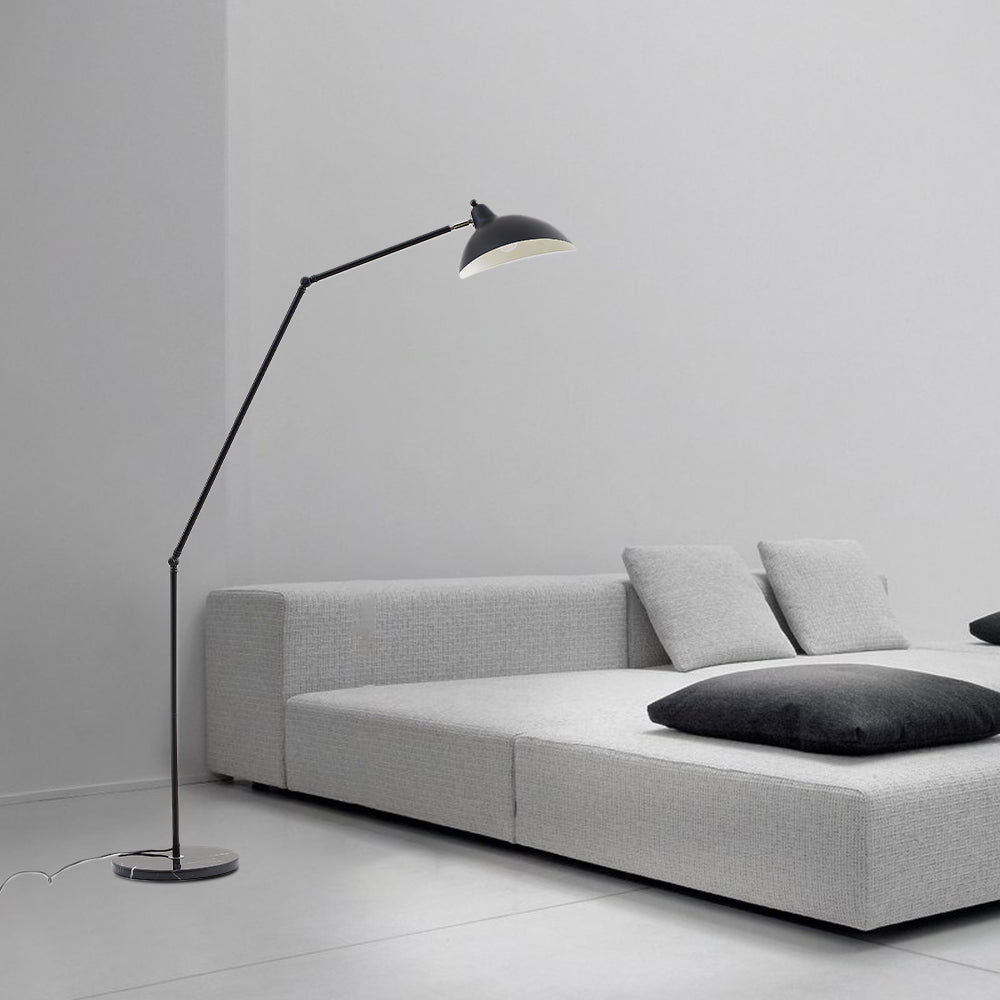 Salgado Nordic Modern Minimalist Black Floor Lamp Bedroom