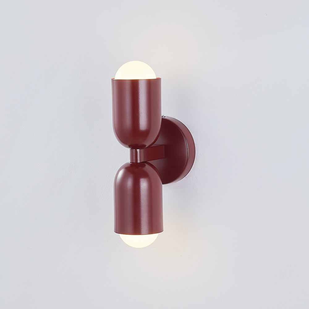 Morandi Modern Art Decoration Double-Headed Colorful Wall Lamp