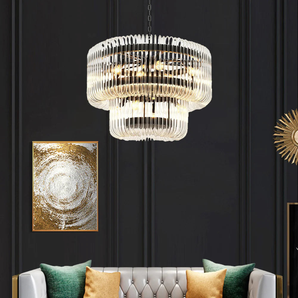 Marilyn Modern Luxury LED Chandelier Ceiling Light Glass Living Room
