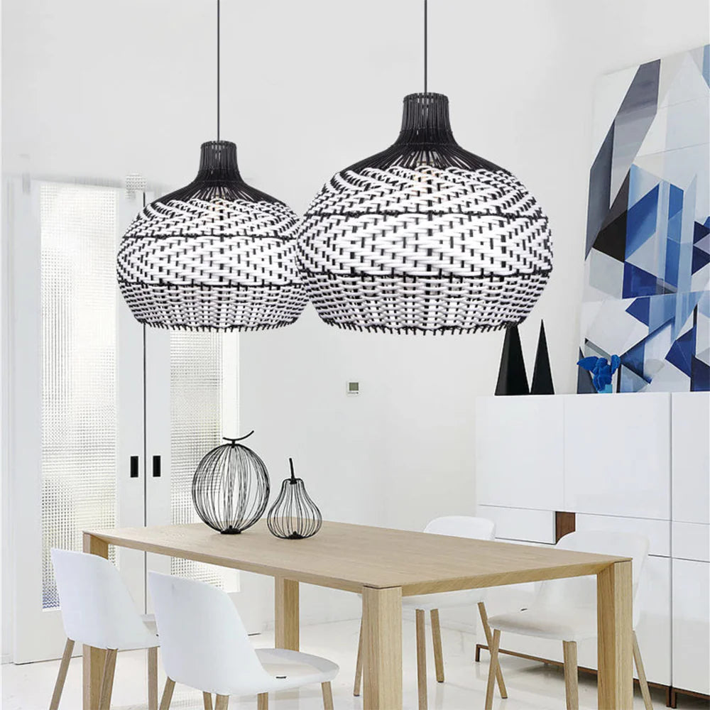 Ritta Modern LED Pendant Light Rattan Dining Room/Living Room