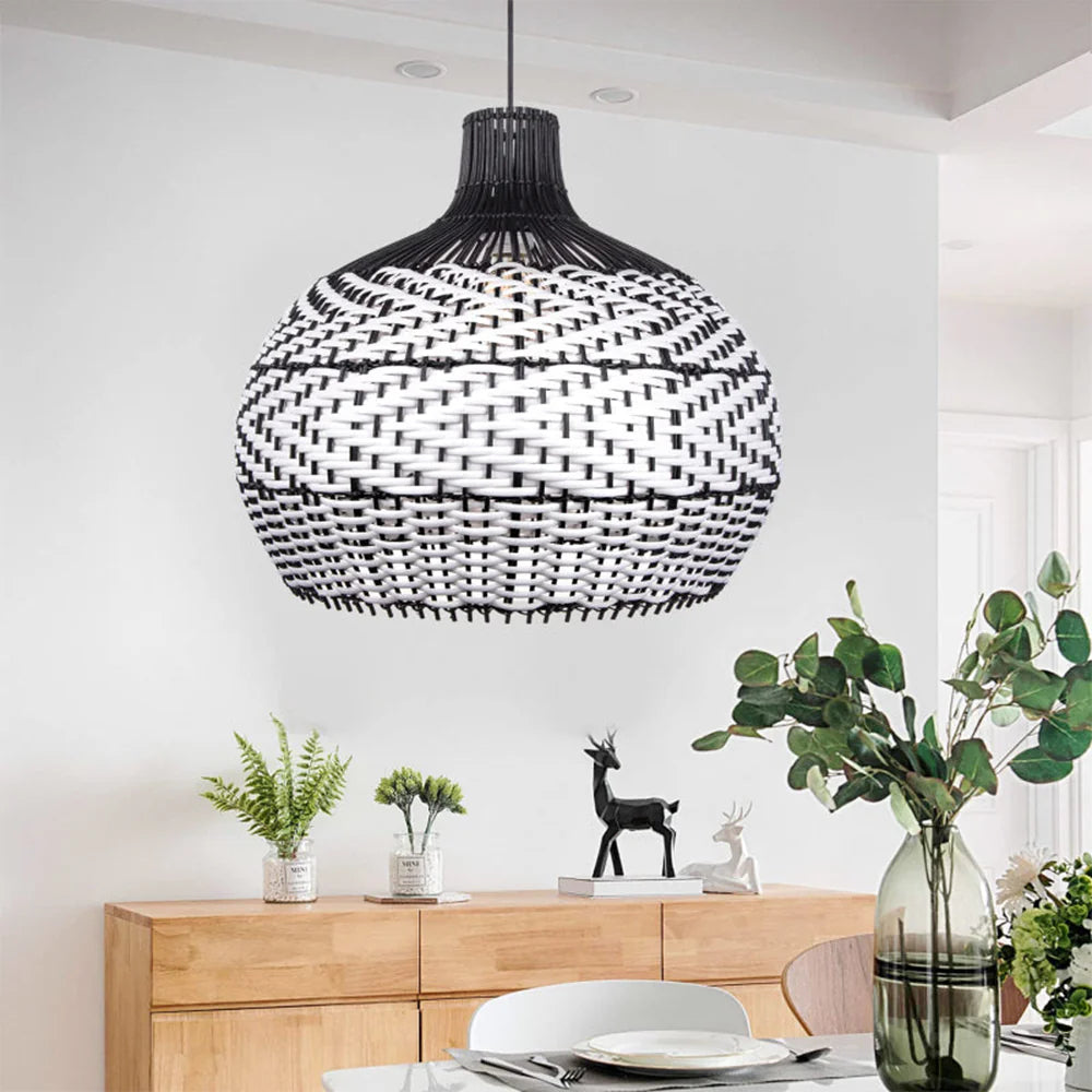 Ritta Modern LED Pendant Light Rattan Dining Room/Living Room