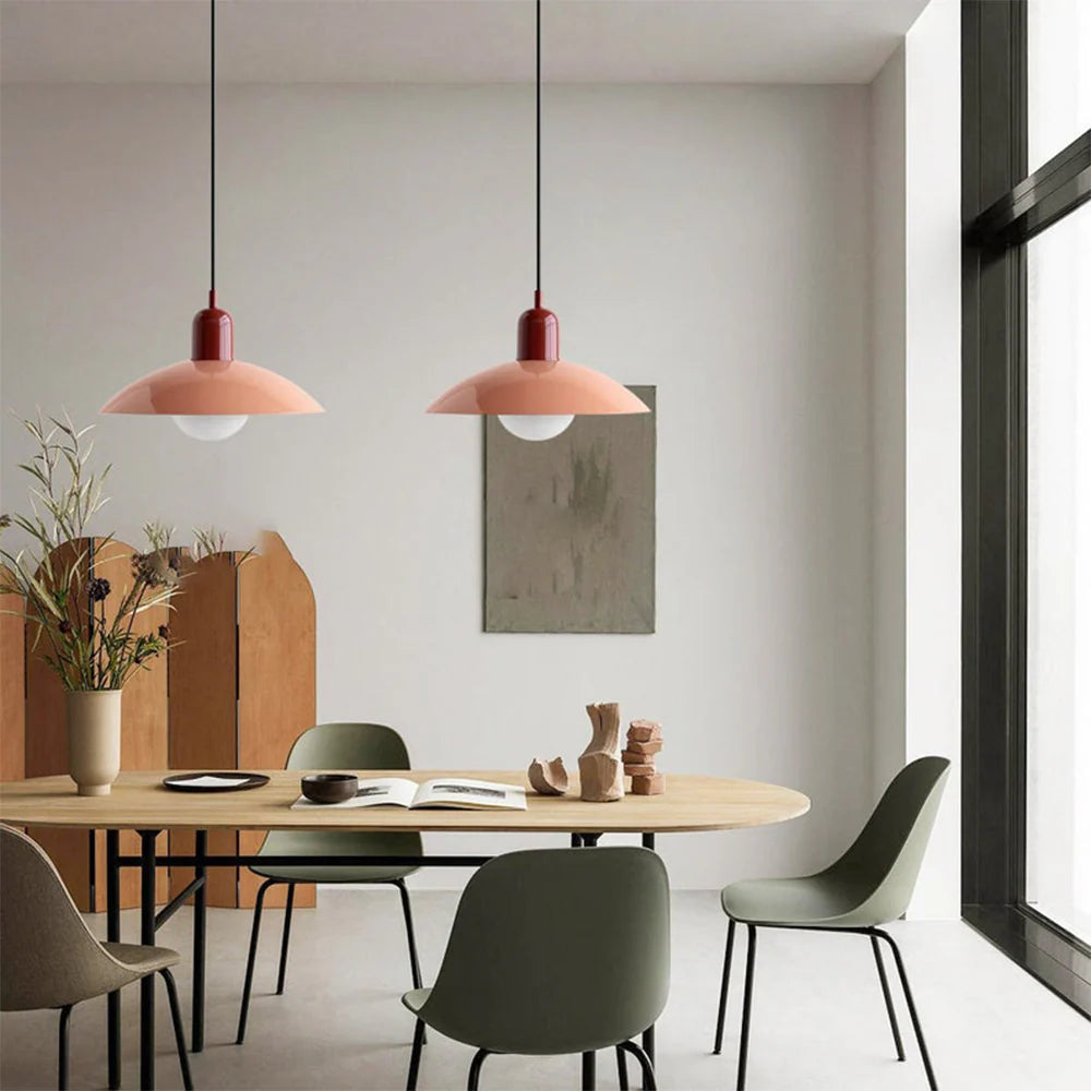 Morandi Modern Pendant Light Metal Bedroom Dining Room