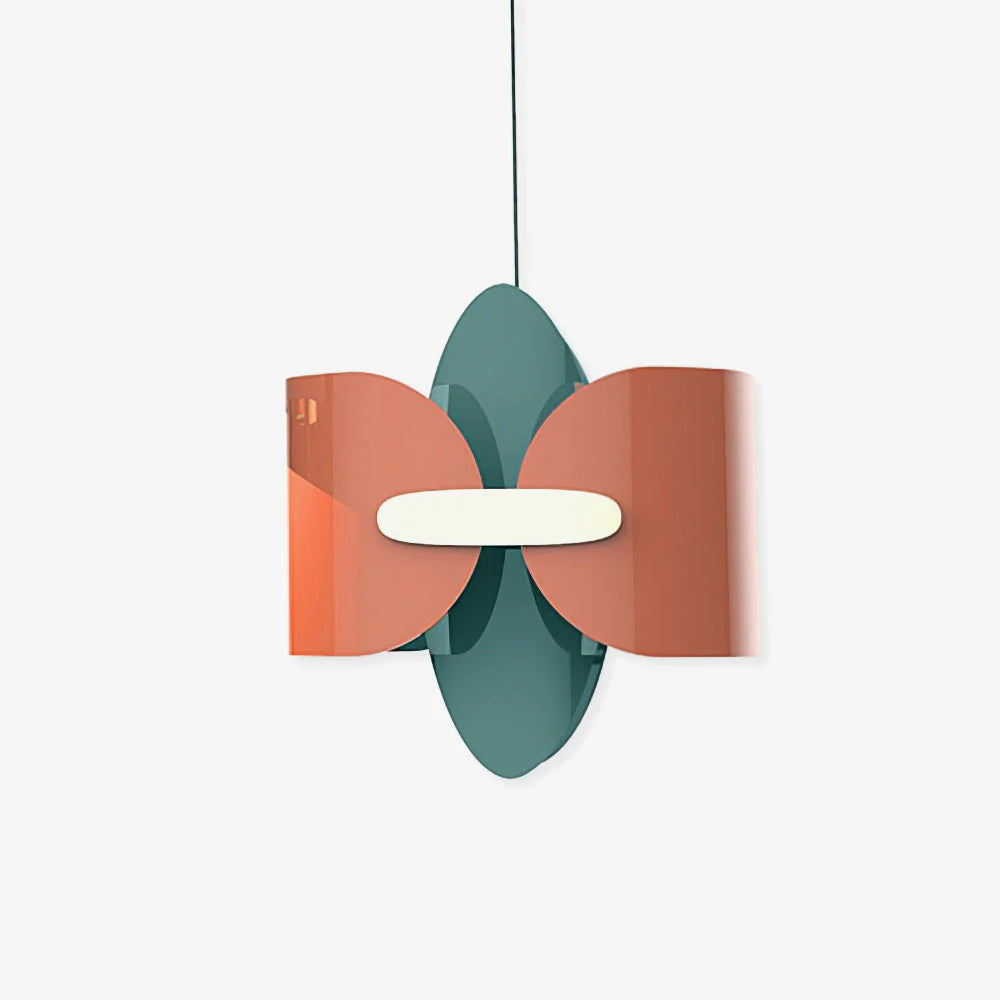 Morandi Modern Butterfly Pendant Light Metal Living Room