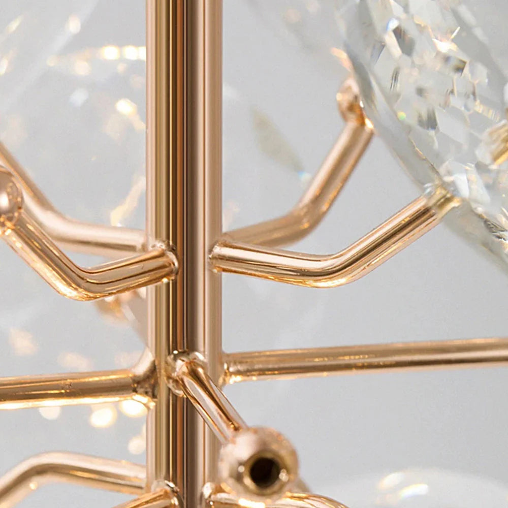 Kristy Luxury LED Pendant Light Crystal Living Room