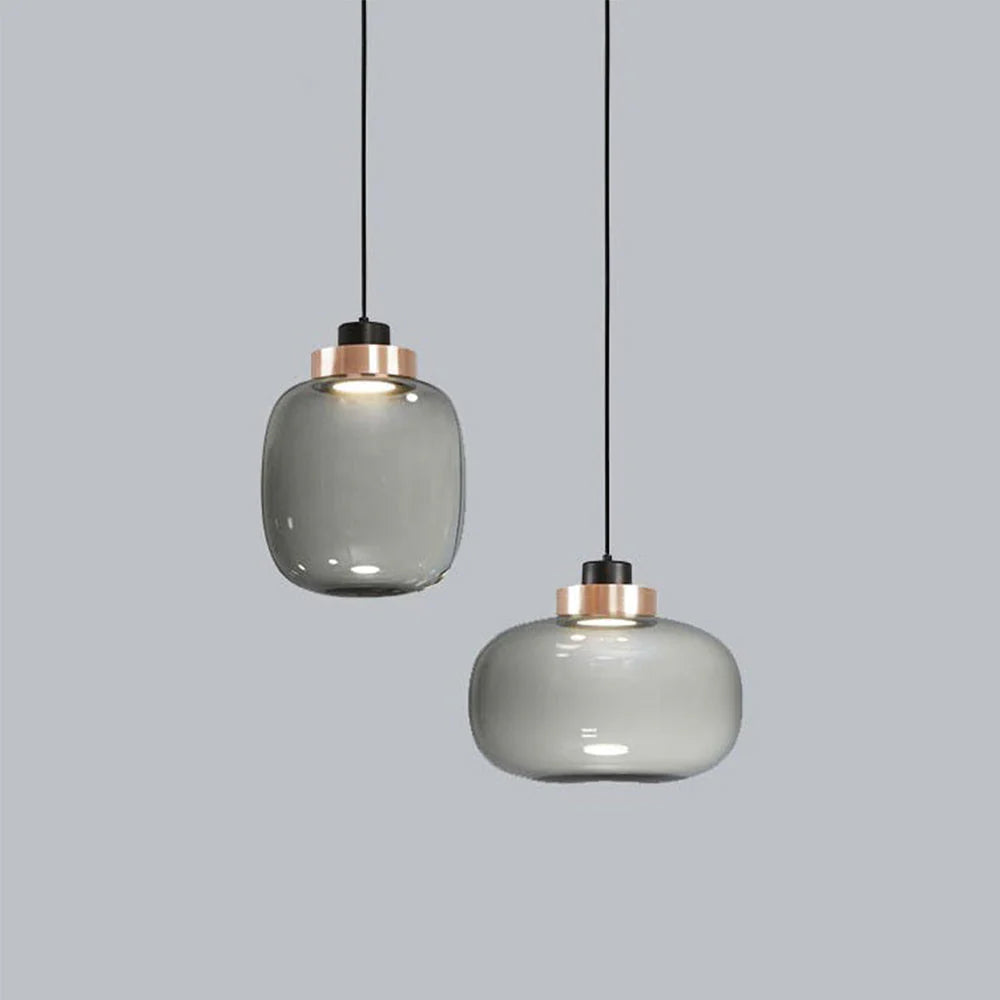 Hailie Modern LED Pendant Light Glass Living Room