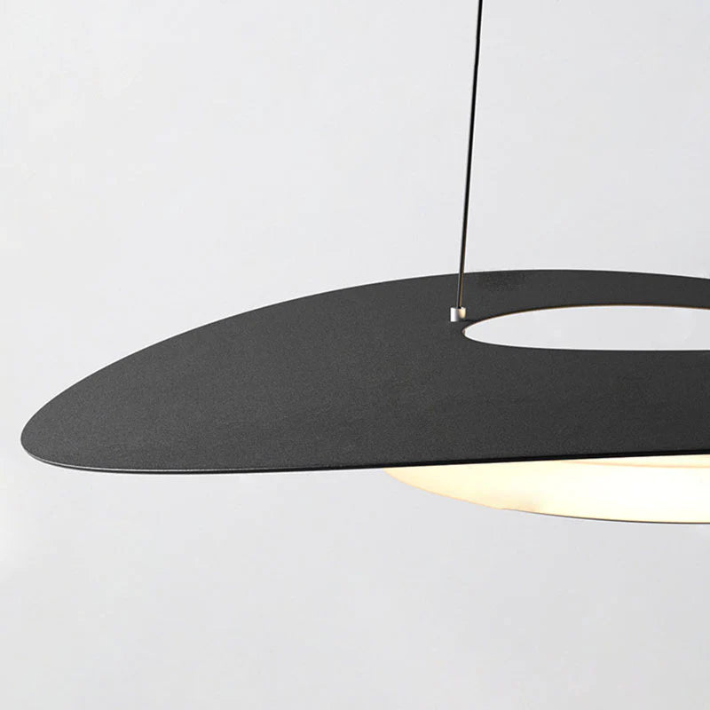 Carins Modern LED Pendant Light Black White Acrylic Living Room