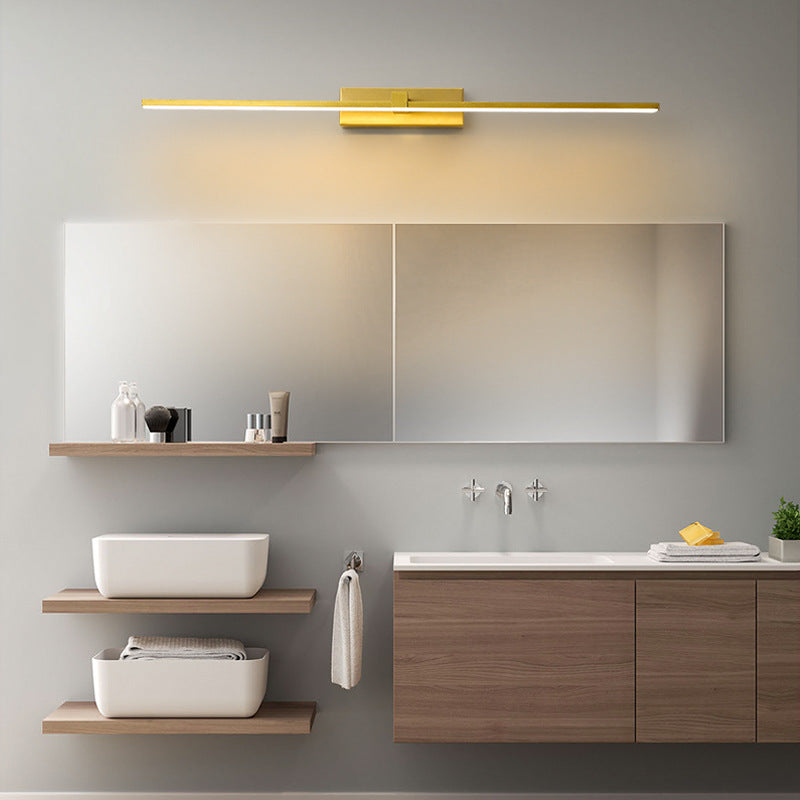 Leigh Modern Linear Mirror Vanity Wall Lamp Bathroom Bedroom