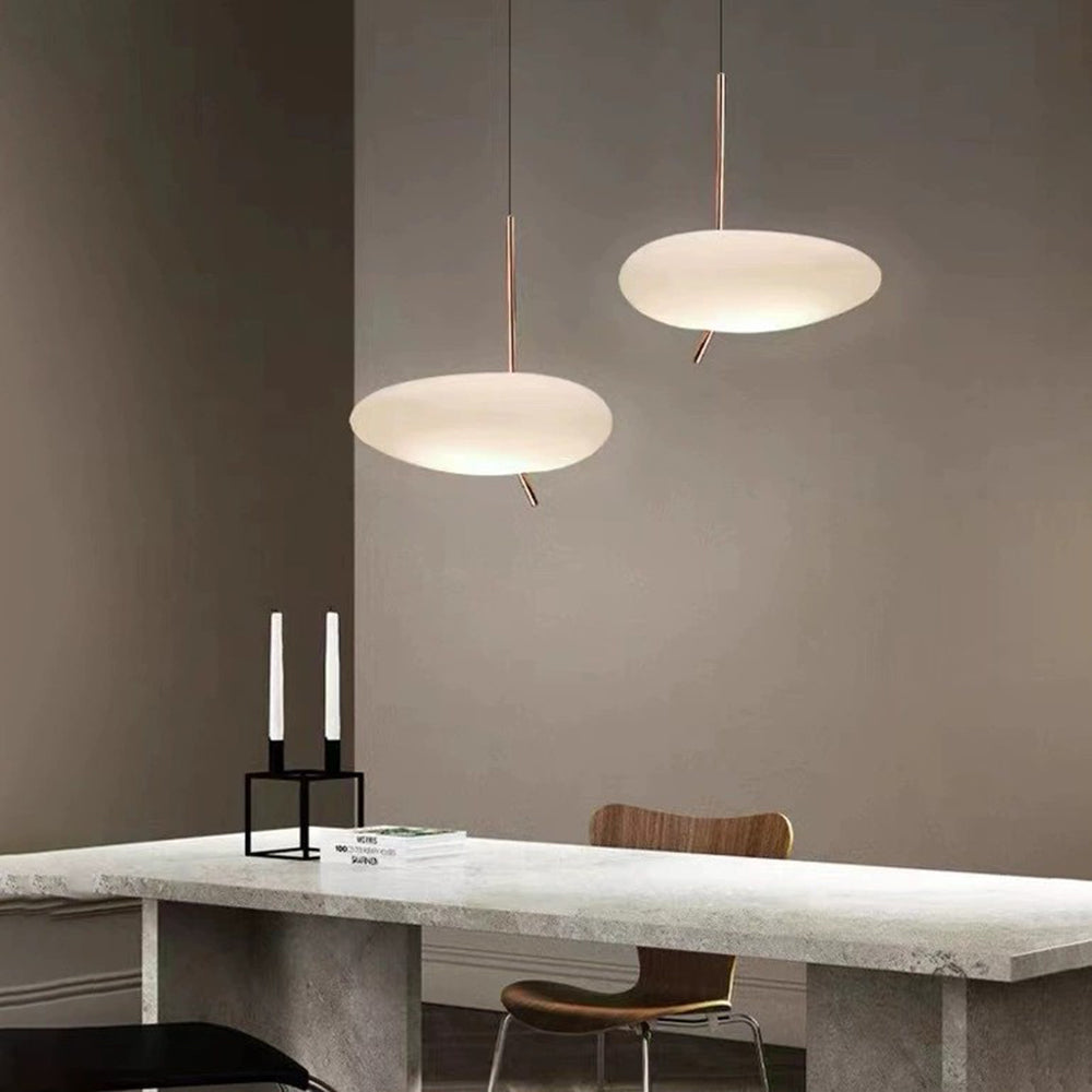 Hailie Modern Pebbles Acrylic Metal Pendant Light Living Room