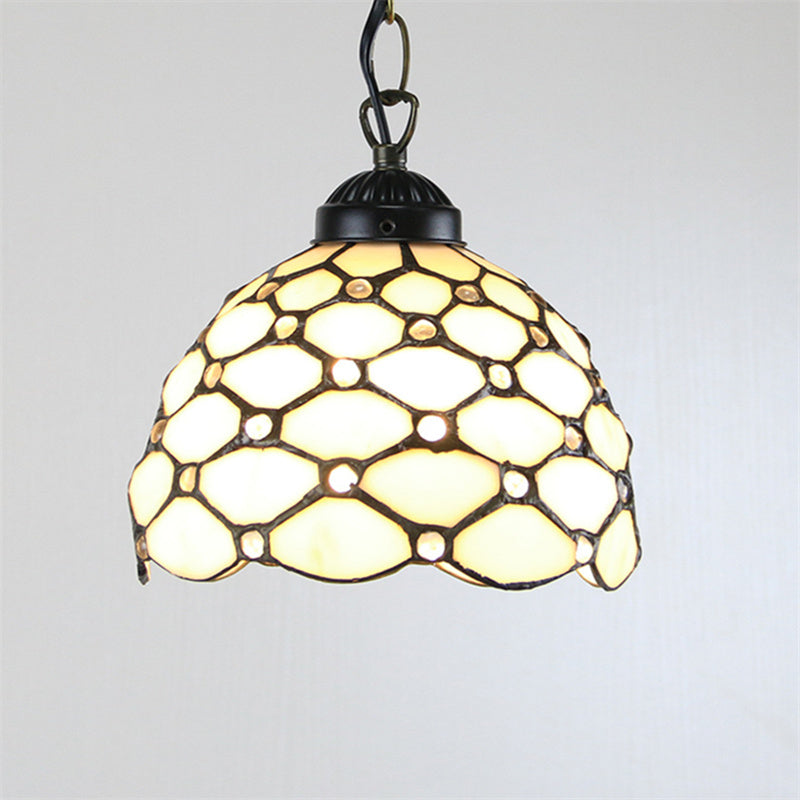 Eryn Cottage LED Pendant Light Metal Glass Living Room/Bedroom