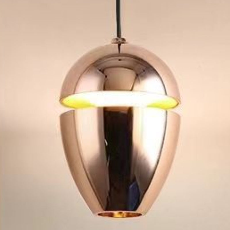 Hailie Creative Small LED Pendant Light Metal/Acrylic Dining Room