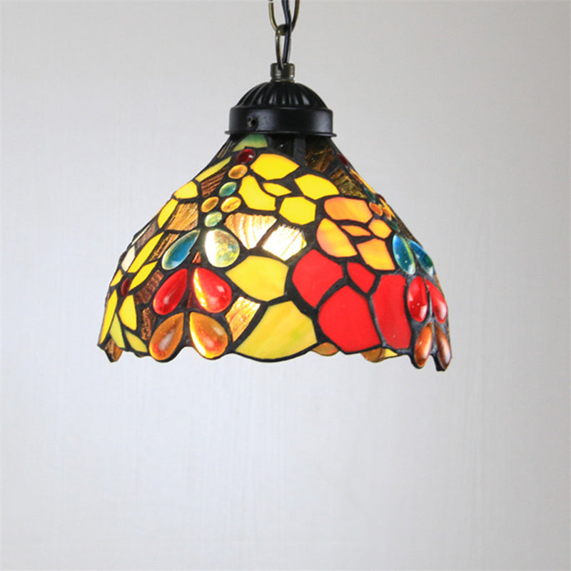 Eryn Cottage LED Pendant Light Metal Glass Living Room/Bedroom