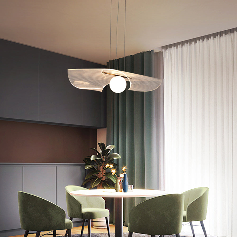 Cairns Minimalism LED Pendant Light Acrylic Metal Living Room