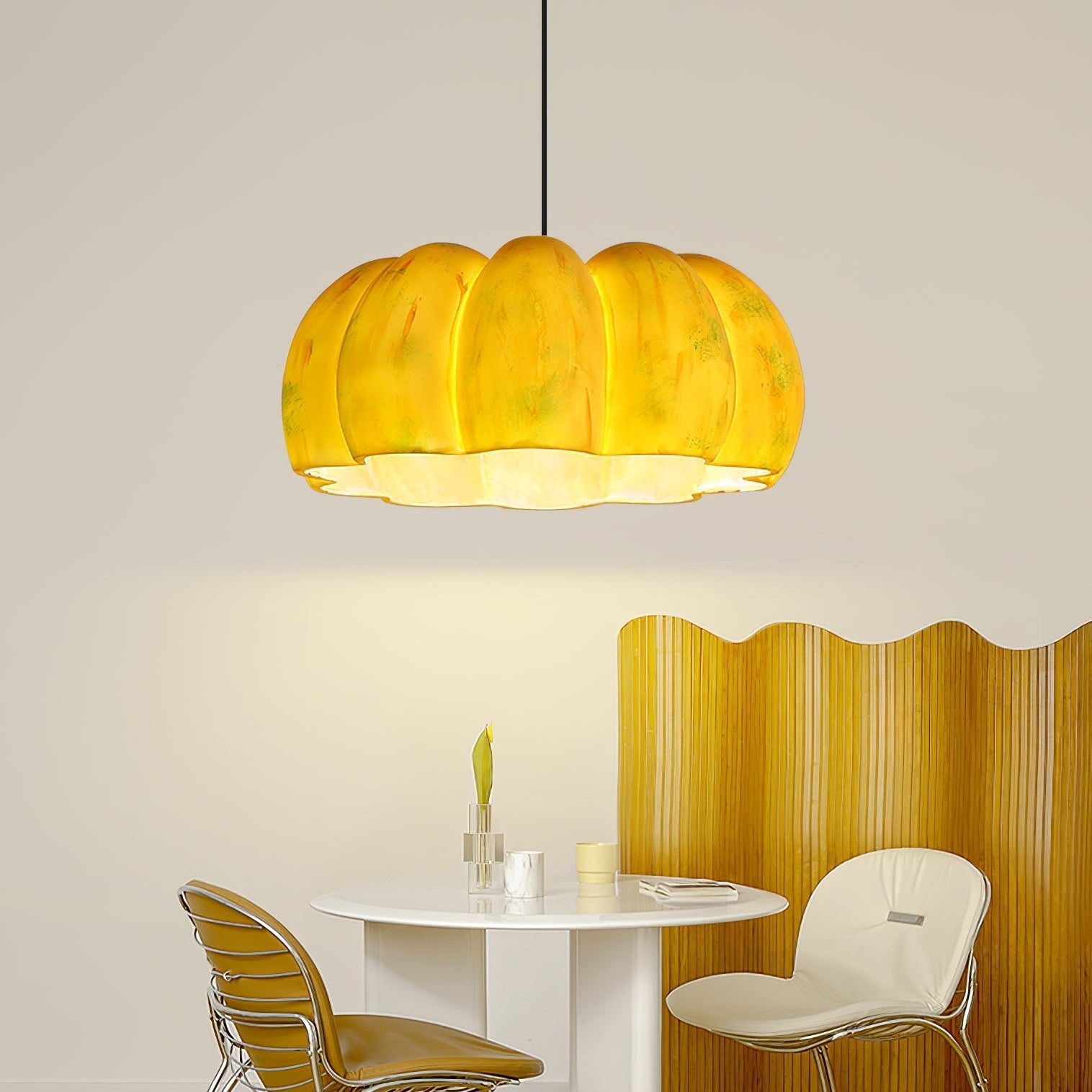 Nielsen Pumpkin Pendant Light Resin Bedroom Dining Room