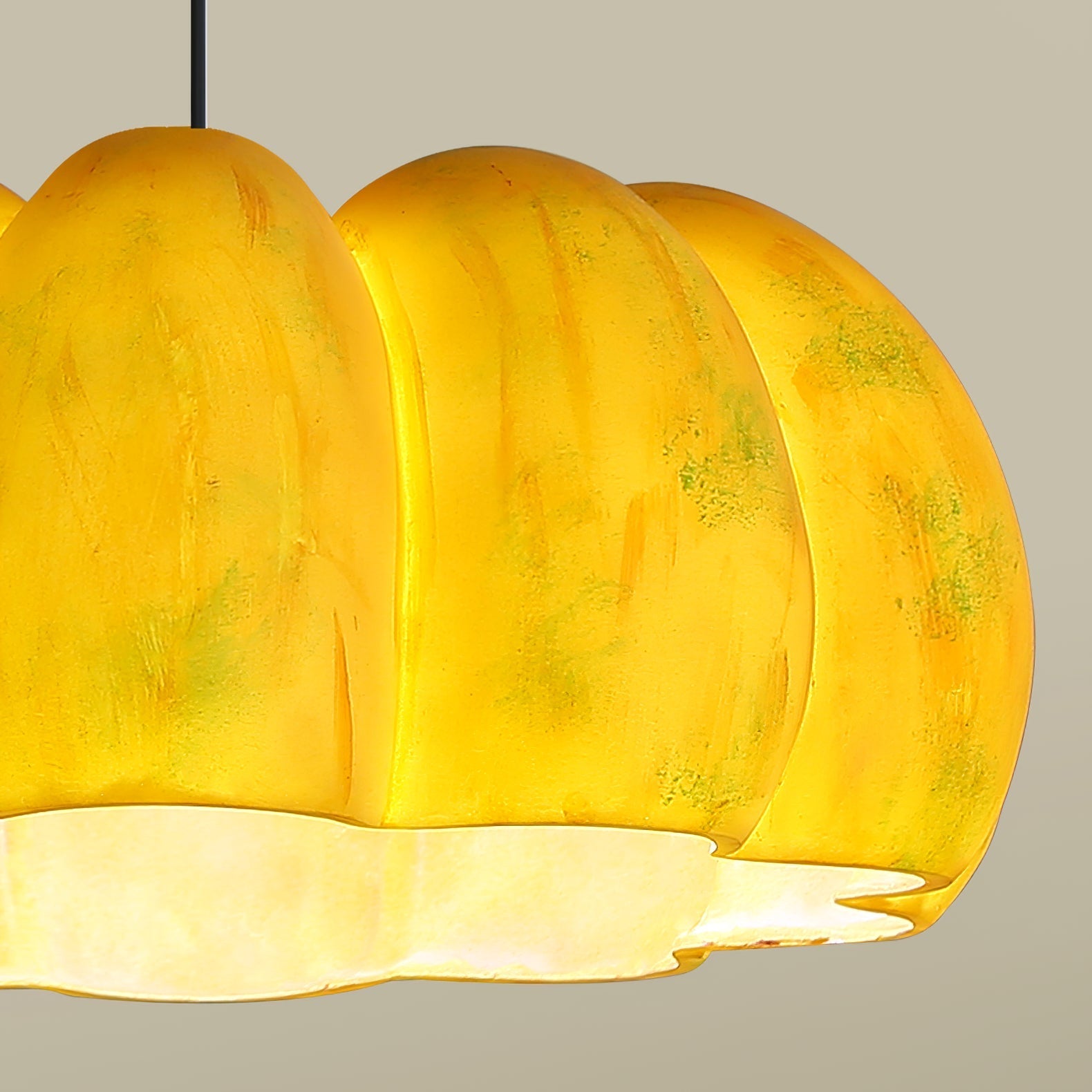 Nielsen Pumpkin Pendant Light Resin Bedroom Dining Room