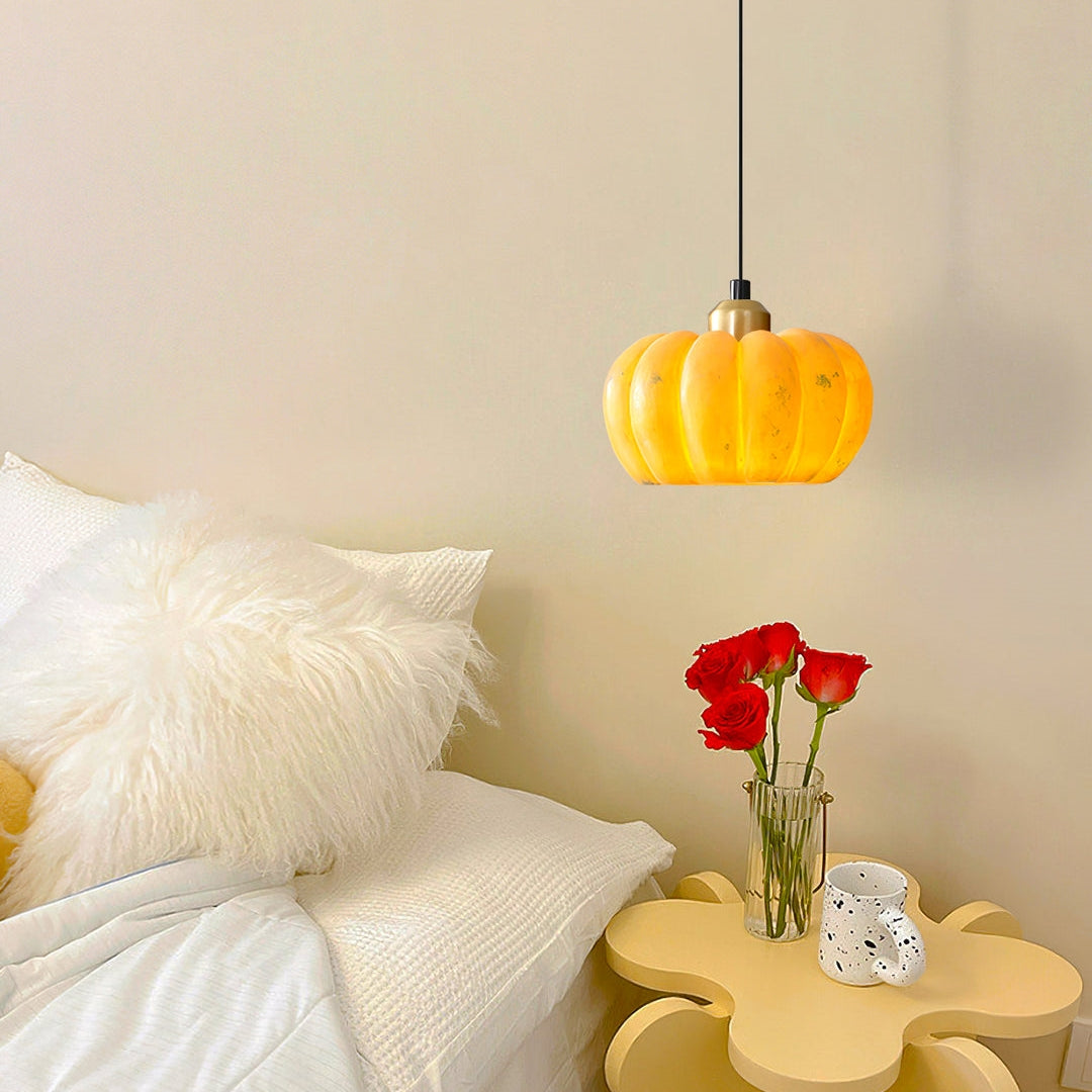 Nielsen Pumpkin Pendant Light Resin Bedroom Dining Room