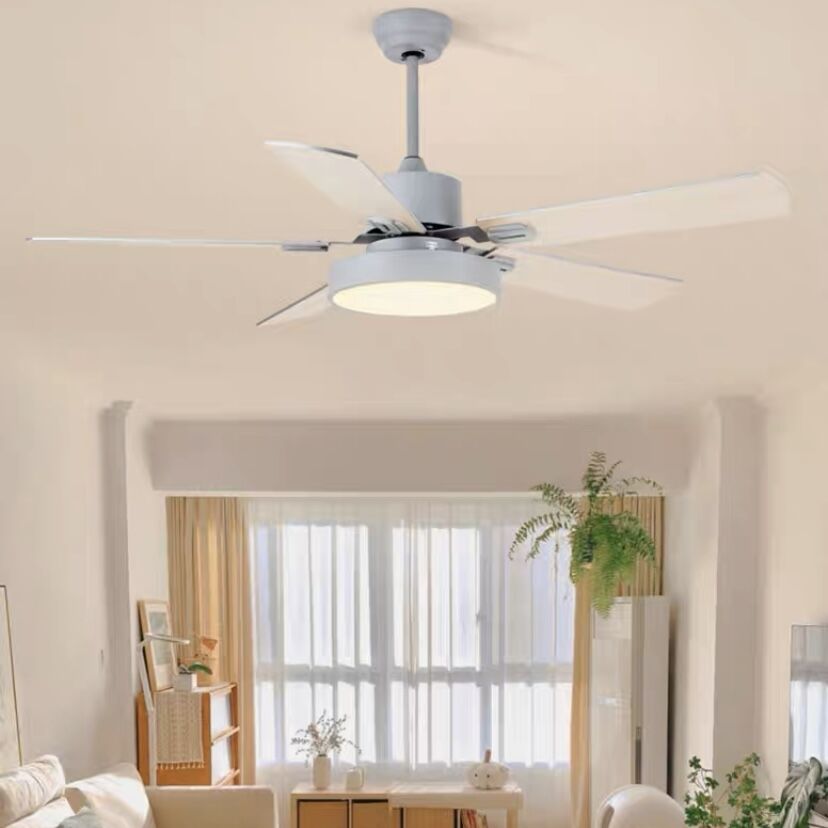 Morandi 5-Blade Ceiling Fan with Light, 4 Color