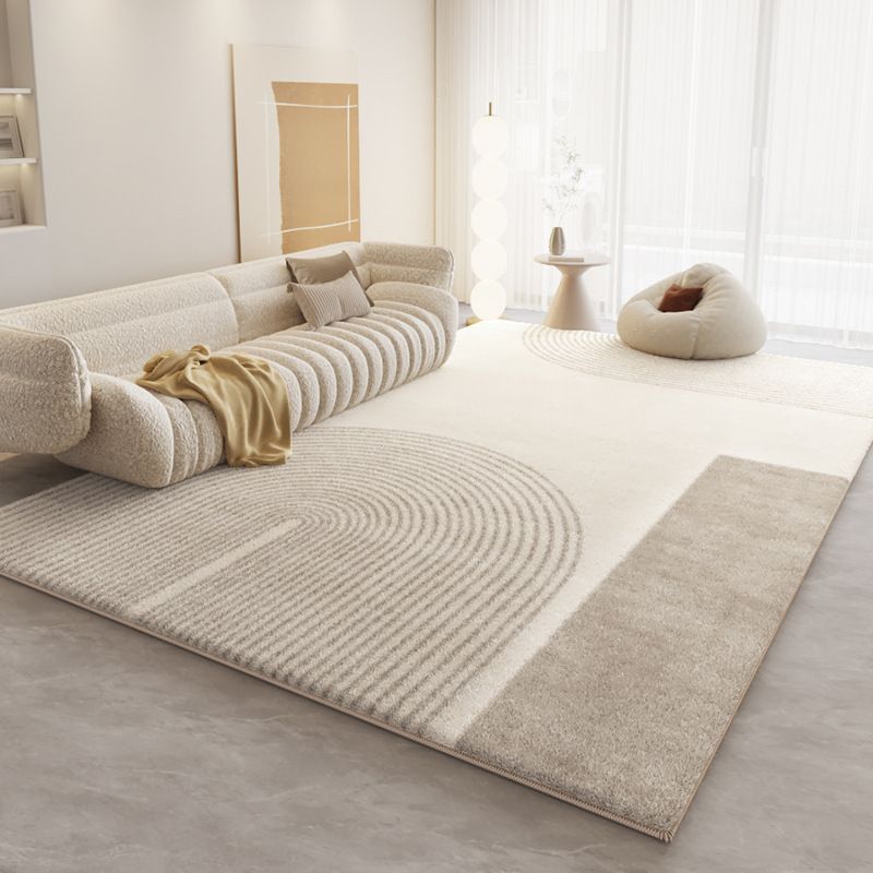 Pleasant Afternoon Simple and Thick Imitation Cashmere Living Room Rugs