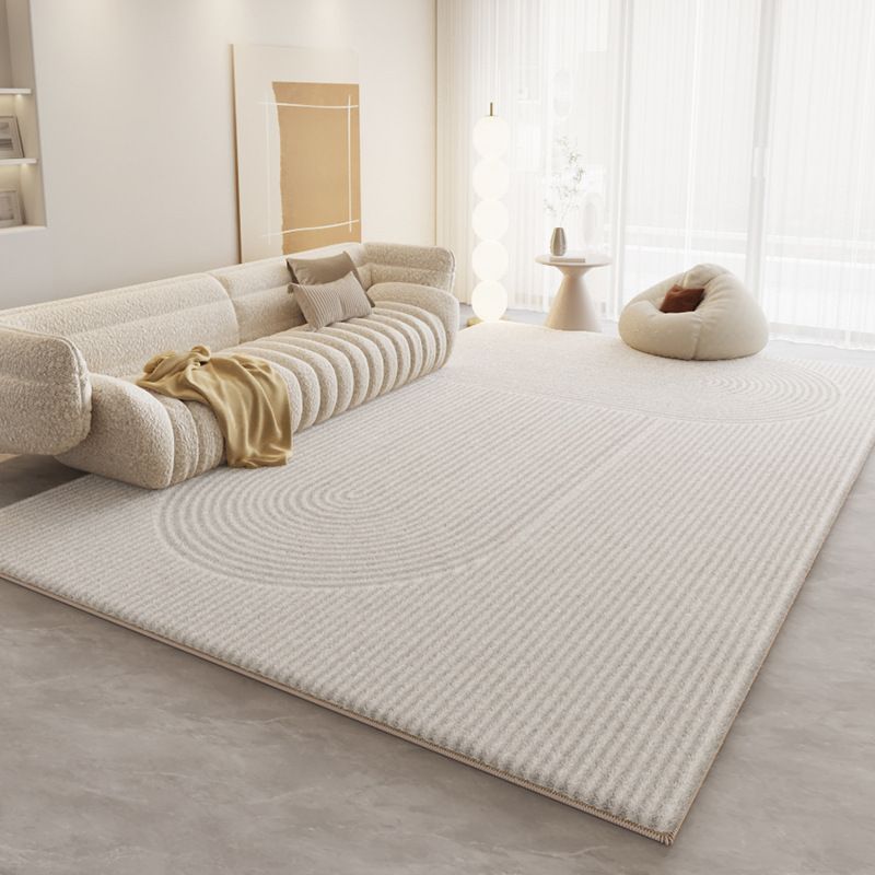 Pleasant Afternoon Simple and Thick Imitation Cashmere Living Room Rugs