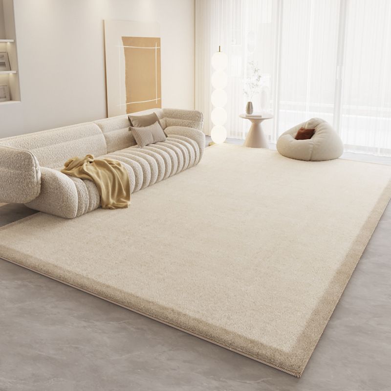 Pleasant Afternoon Simple and Thick Imitation Cashmere Living Room Rugs