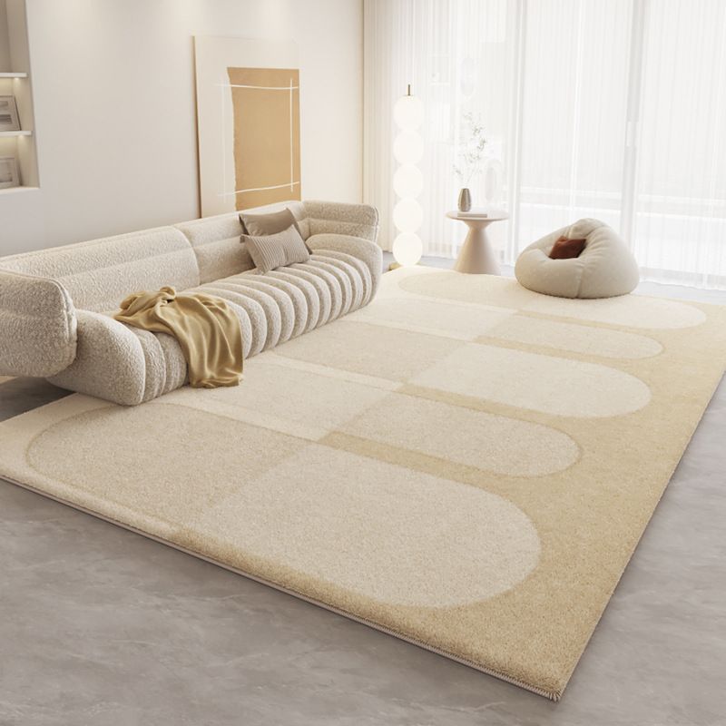 Pleasant Afternoon Simple and Thick Imitation Cashmere Living Room Rugs