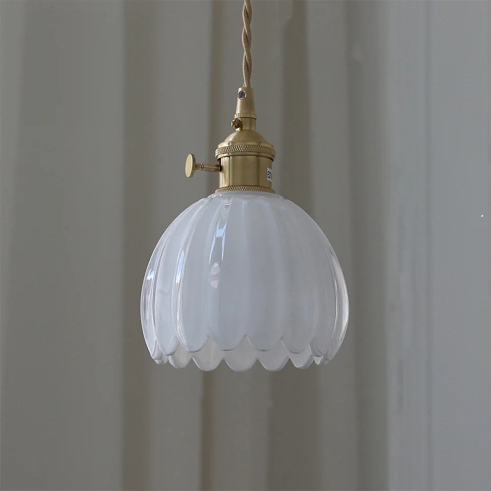 Hailie Retro LED Pendant Light Glass Living Room