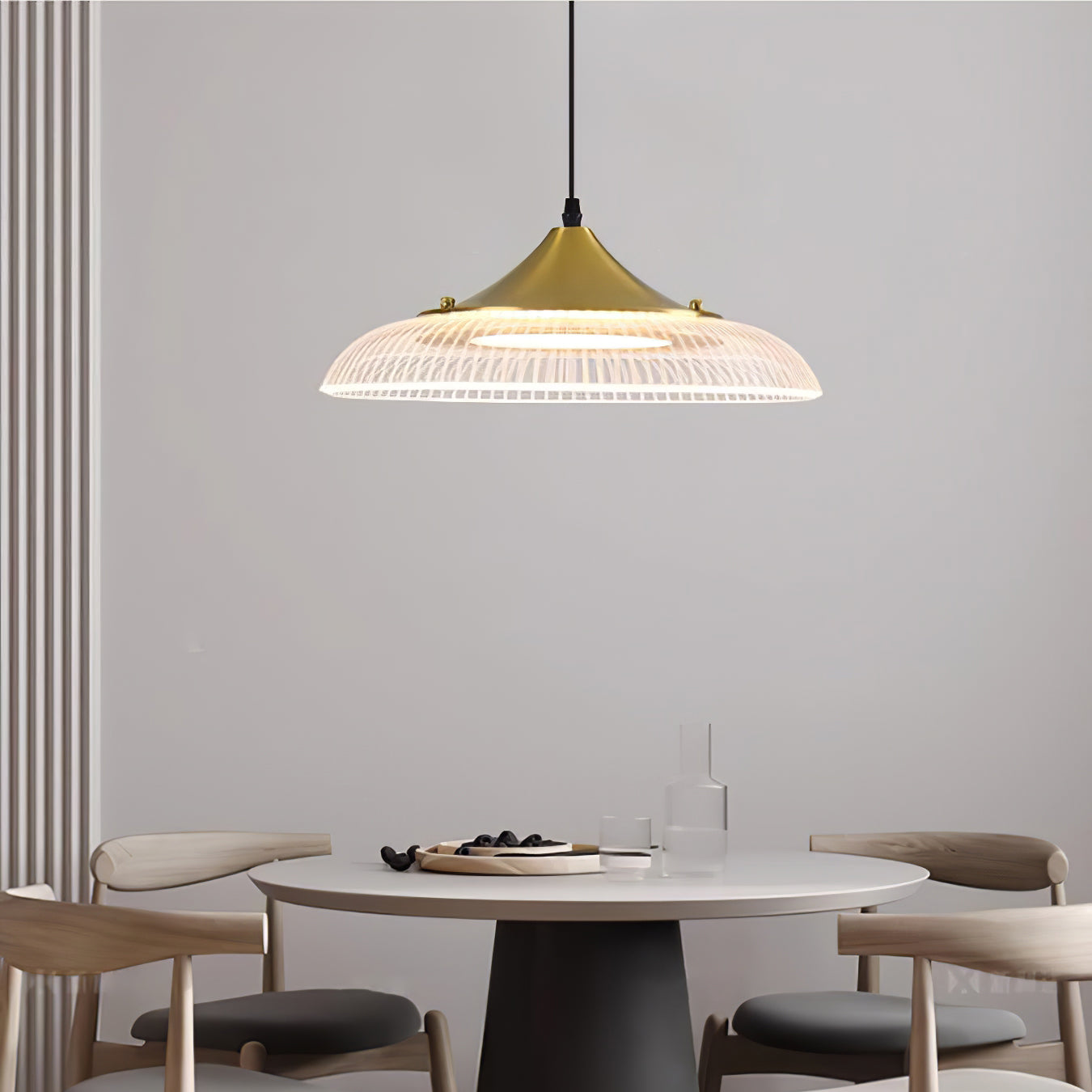 Cairns Round LED Pendant Light Acrylic Living Room Dining Room