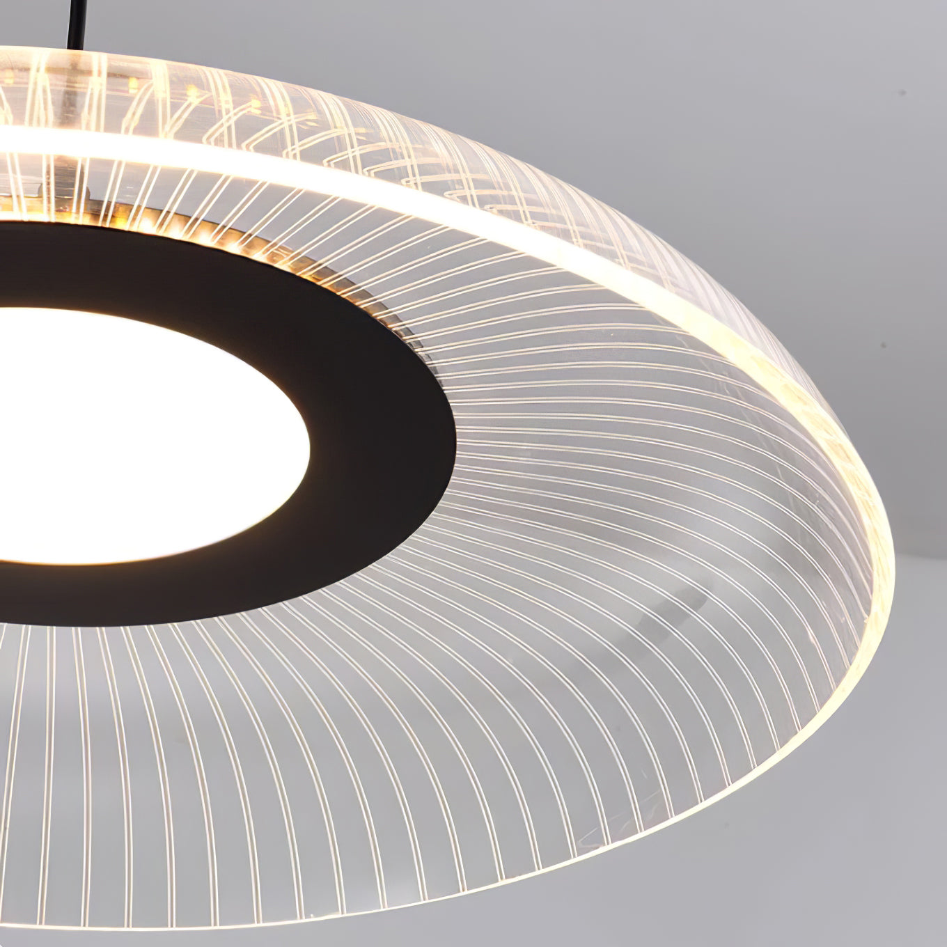 Cairns Round LED Pendant Light Acrylic Living Room Dining Room