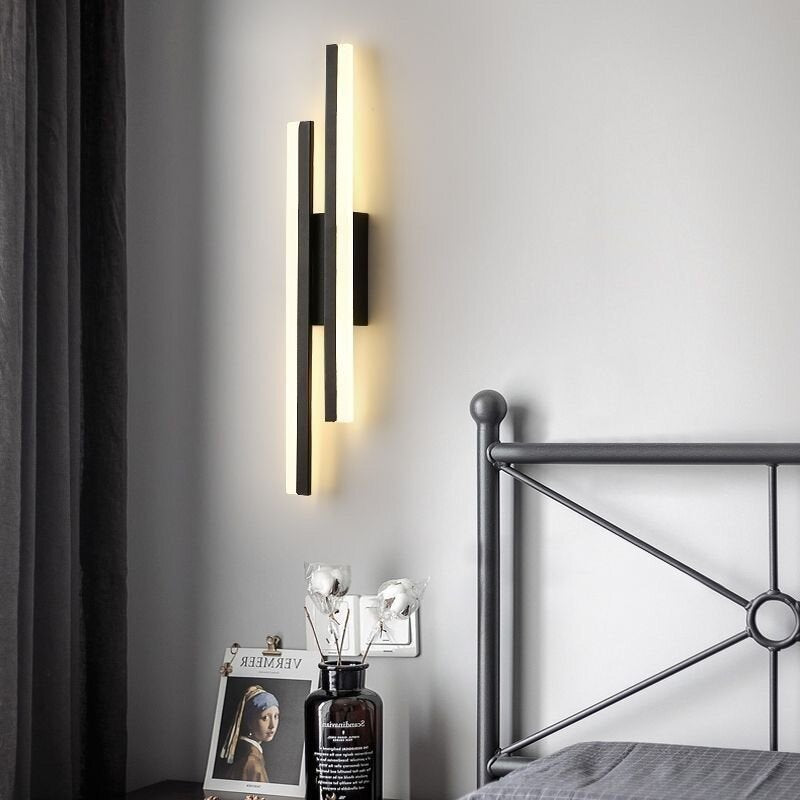 Alana Minimalist Geometric Wall Lamp Acrylic Metal