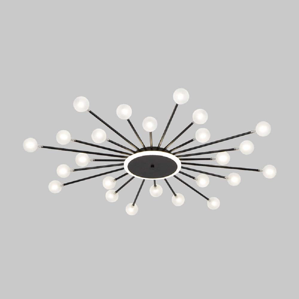 Lowry Nordic LED Flush Mount Ceiling Light Metal Living Room