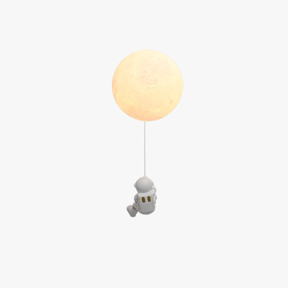 Fateh Modern Moon LED Indoor Wall Lamp Resin Kid's Room