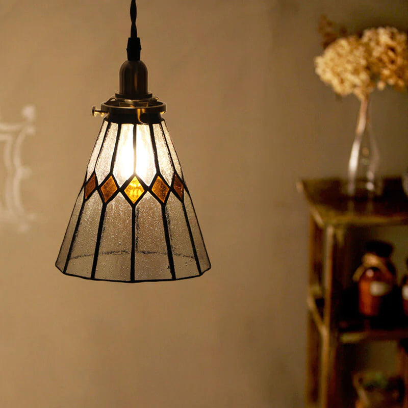 Eryn Vintage LED Pendant Light Metal/Glass Bedroom/Living Room