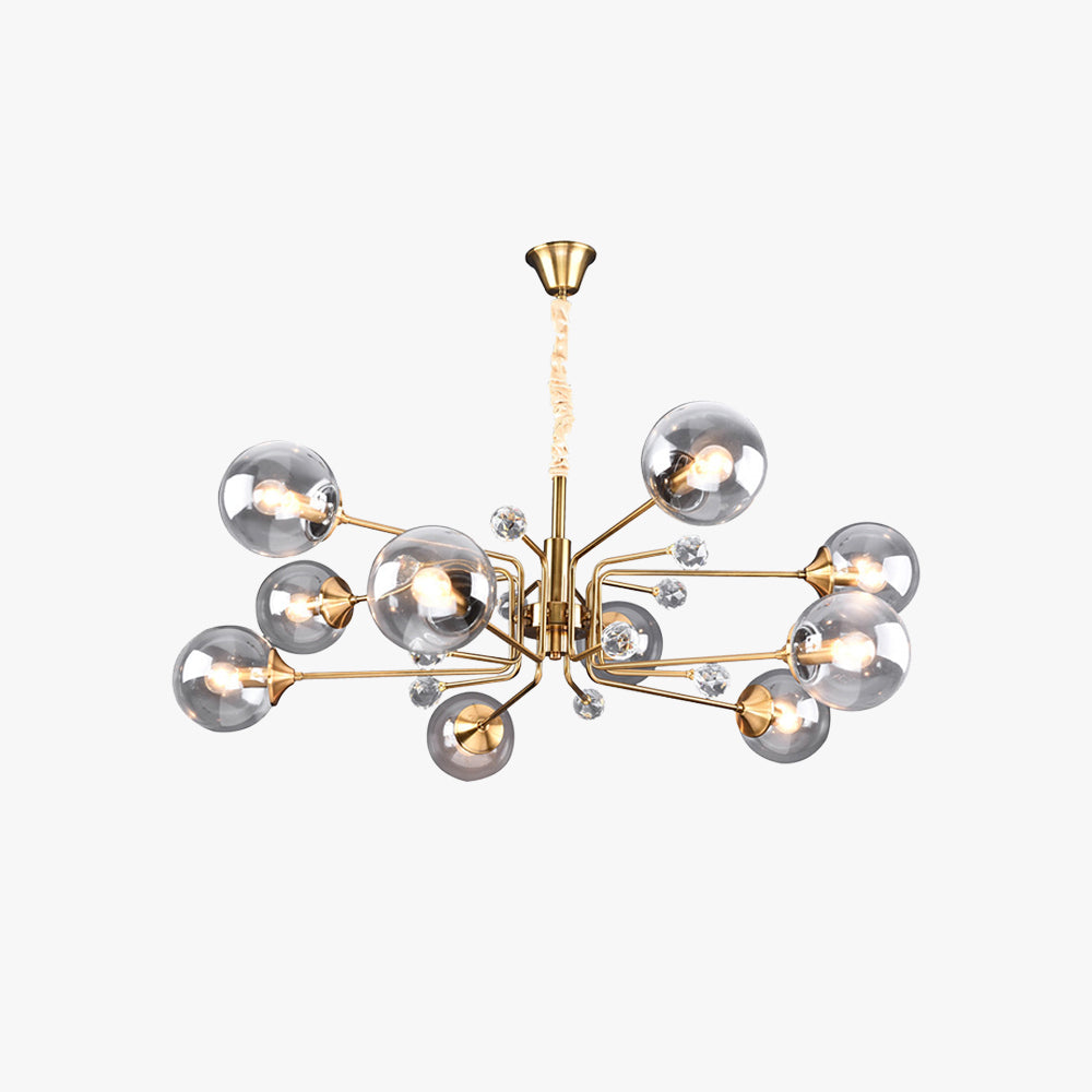 Valentina Nordic Modern Chandelier Metal Living Room