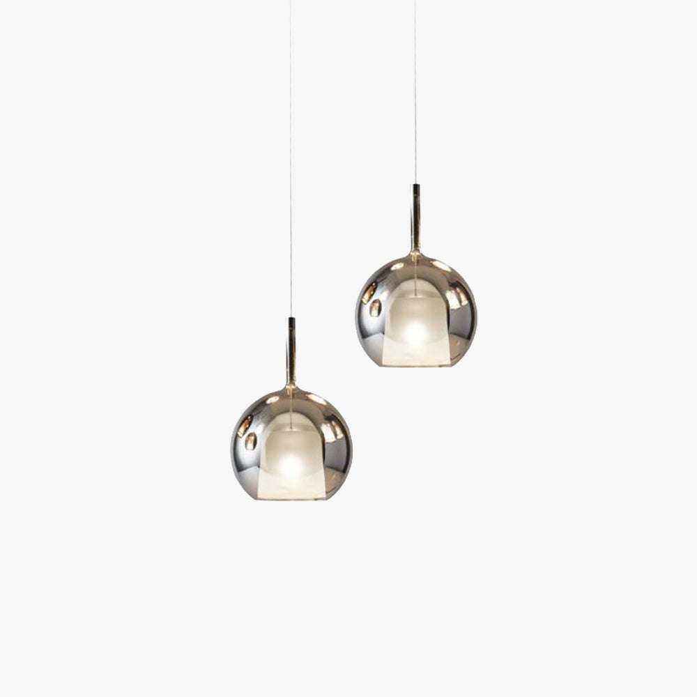 Hailie Modern Sphere LED Pendant Light Glass Dining Room