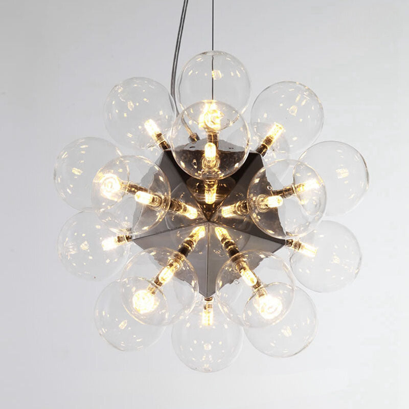 Alessio Modern LED Pendant Light Metal Glass Living Room/Bedroom