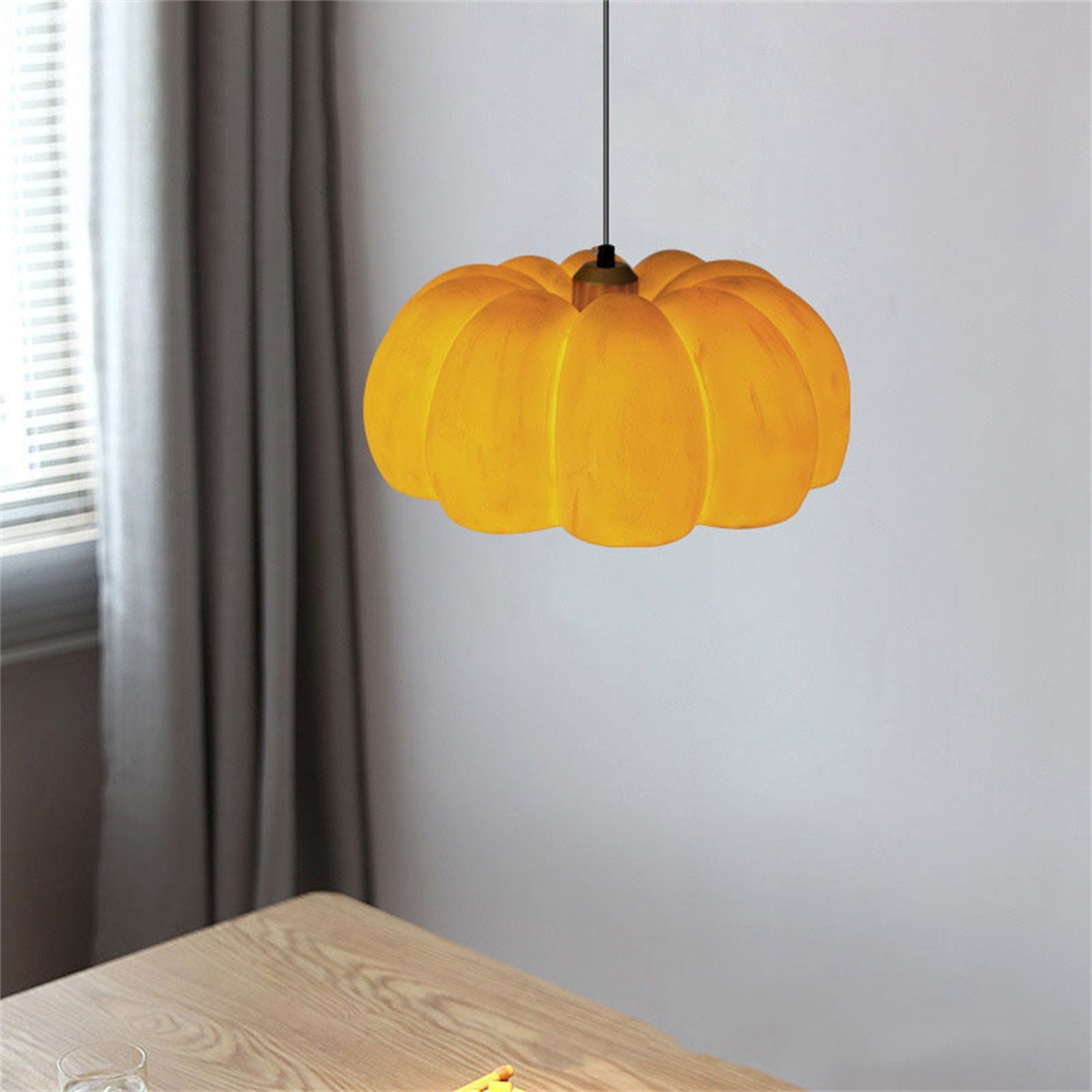 Nielsen Pumpkin Pendant Light Resin Bedroom Dining Room