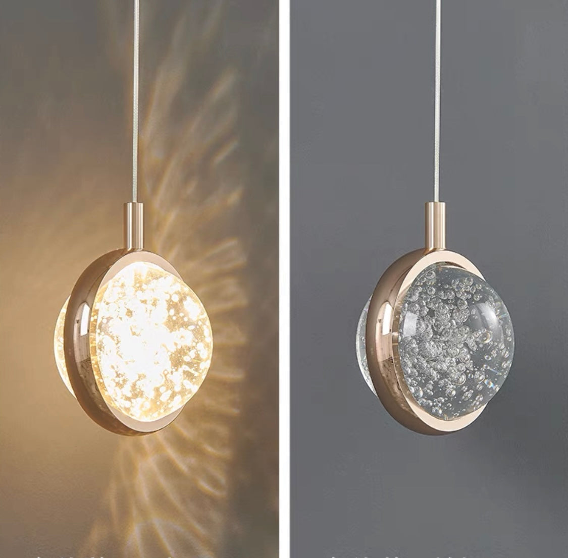 Kady Modern LED Pendant Light Crystal/Metal Living Room/Bedroom