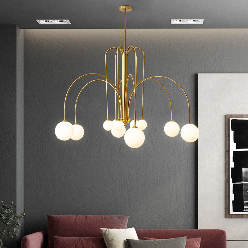 Avi Double Layer Glass Pendant Light