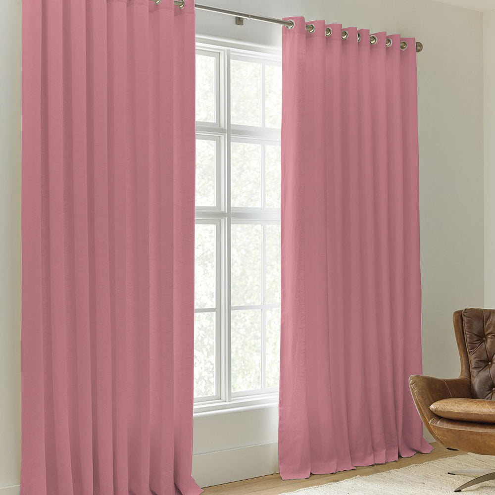 Sunny Linen Blackout Curtain Grommet