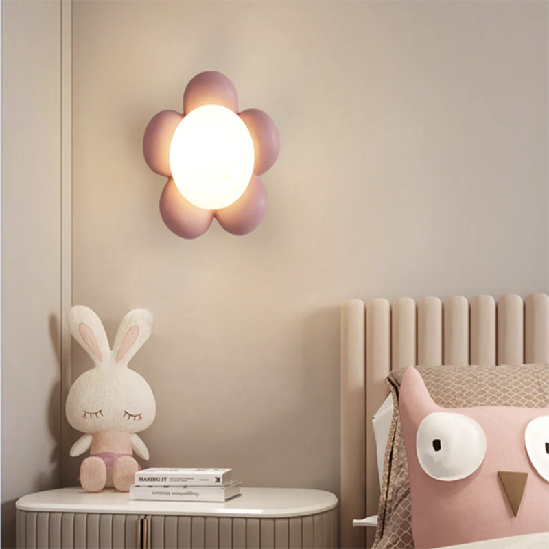 Veta Modern Cute Indoor Wall Lamp Resin Bedroom/Study