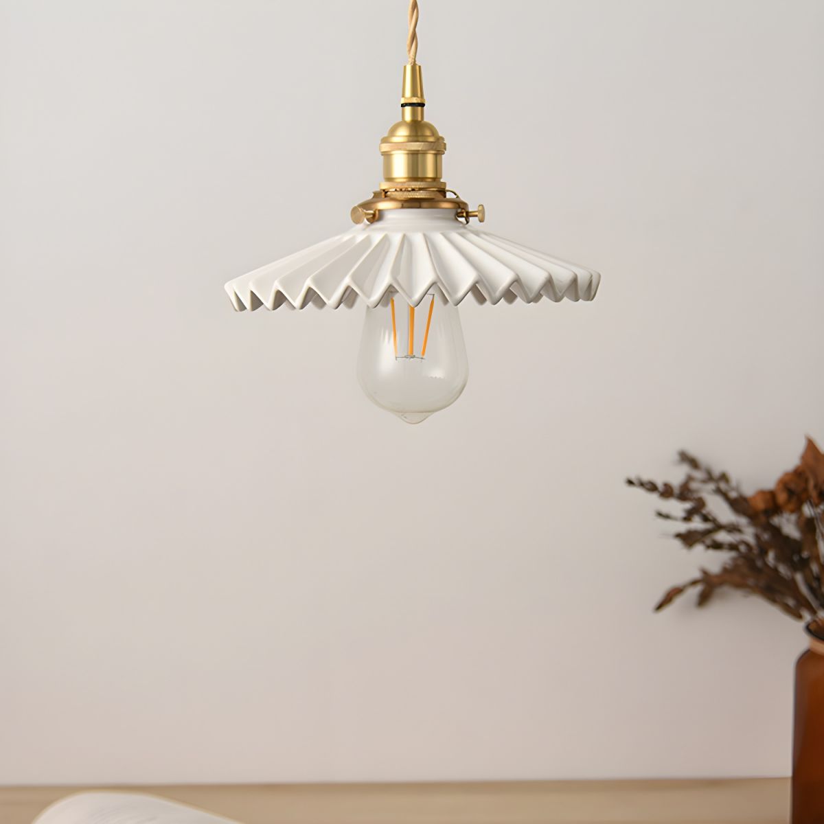 Alessio Industrial Vintage Rustic Metal Pendant Light