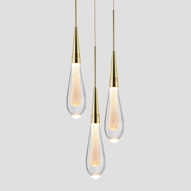 Kristy Pendant Light Crystal & Glass Droplet