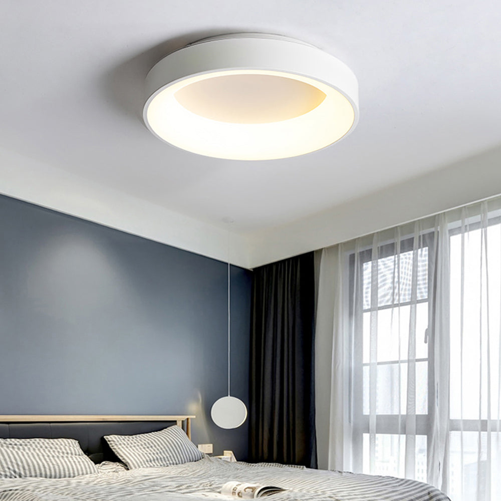 Quinn Modern Flush Mount Ceiling Light, LED, Bedroom/Dining Room