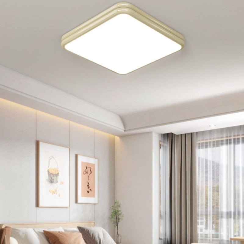 Valentina Retro LED Flush Mount Ceiling Lamp Metal Acrylic Living Room