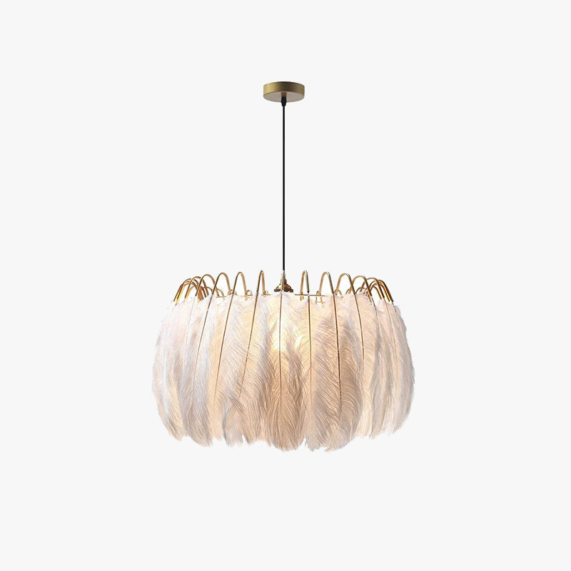 O'Moore Pendant Light Crown Shaped, Feather