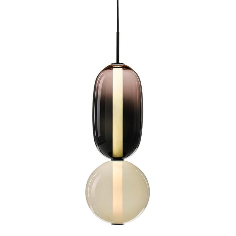 Modern Designer LED Pendant Light Bedroom Black White Red | Las Sola