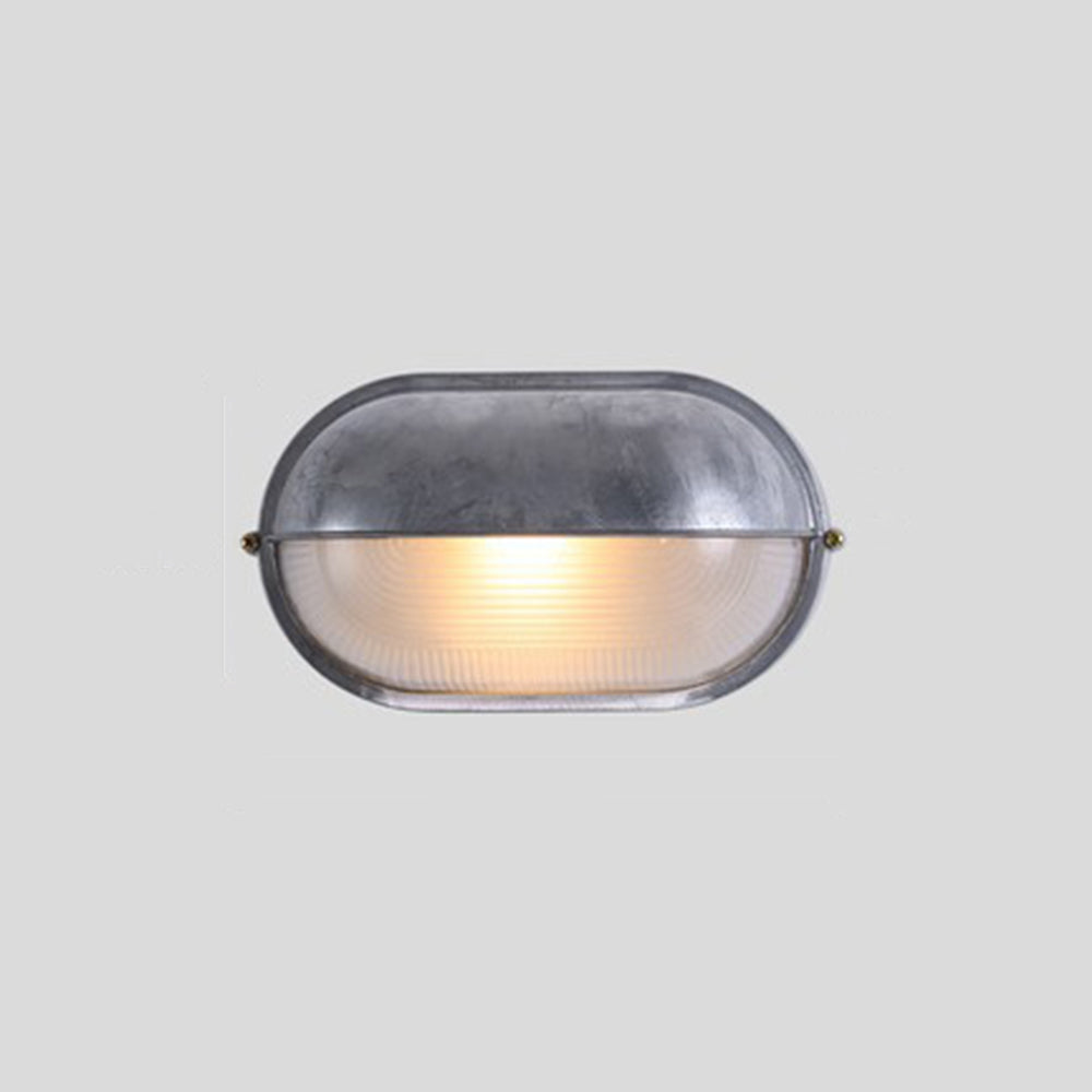 Orr Modern Round/Ellipse Outdoor Waterproof Wall Lamp, 2 Colors