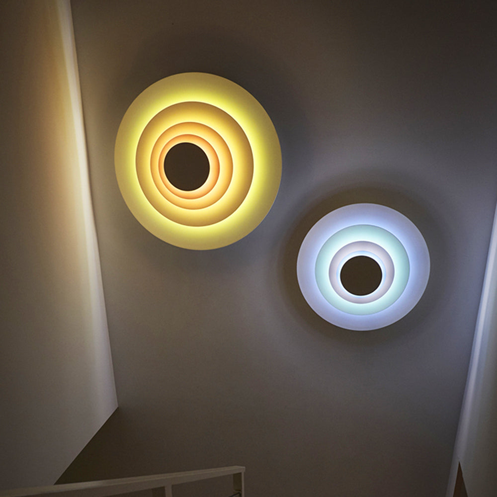 Morandi Modern Round Colorful Wall Lamp Living Room