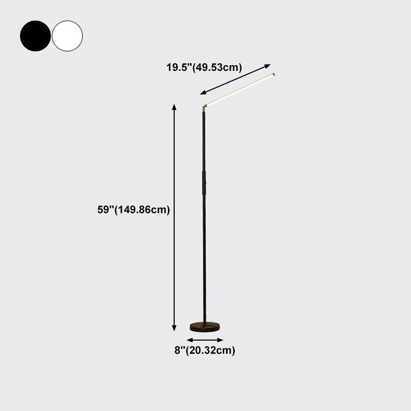 Edge Minimalistic Linear Floor Lamp Metal