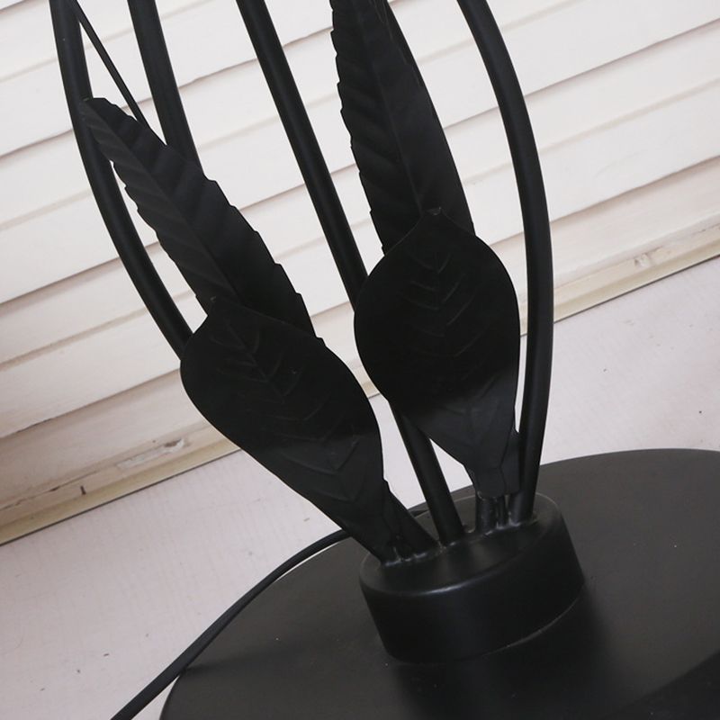 Bella Flower Branching Black Floor Lamp, Living Room
